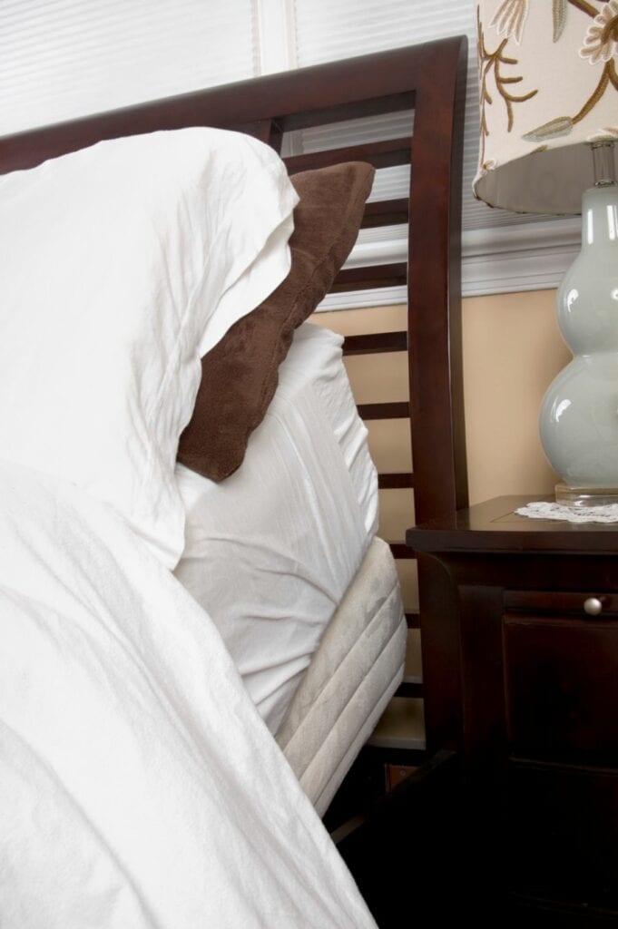 Colchón en cama ajustable