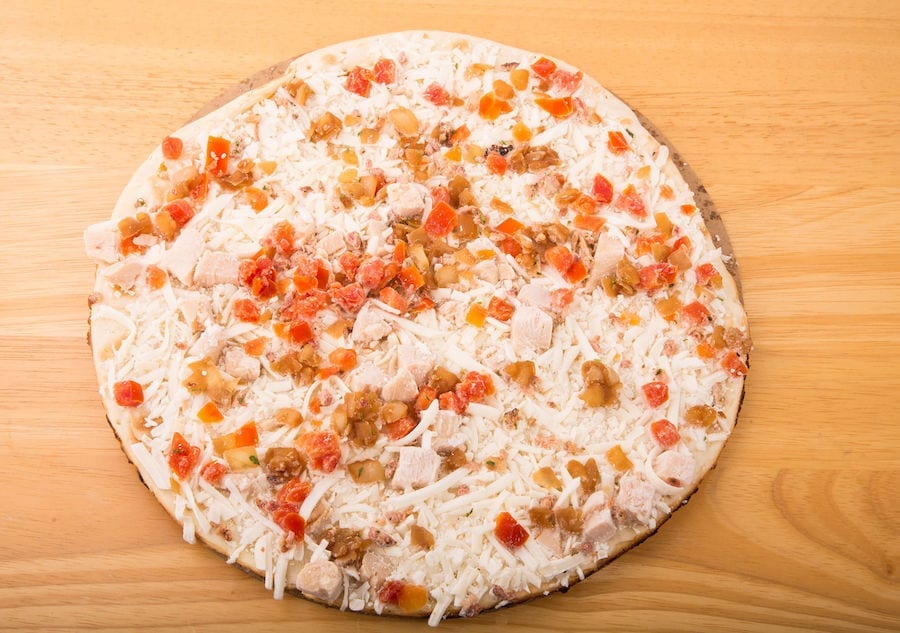 Pizza Margherita Congelada en Cartón